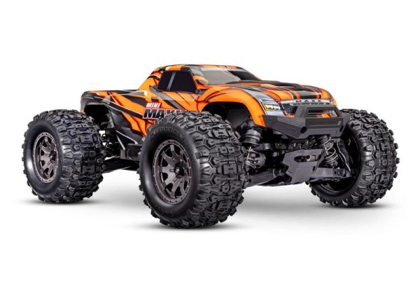 TRAXXAS MINI-MAXX 4WD 1/16 orange BL-2S Brushless, HD-Teile, ohne Akku/Lader