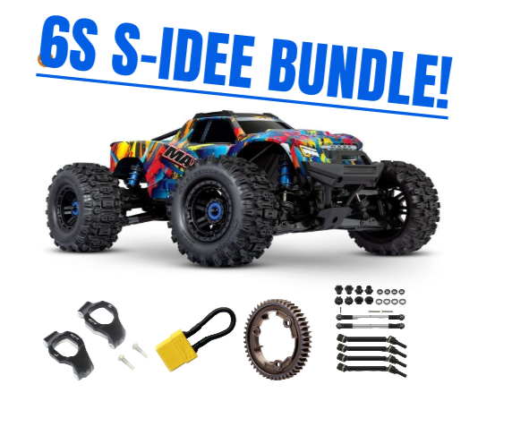 TRAXXAS MAXX 4x4 RNR 1/10 Monster-Truck RTR 6S S-IDEE VERSION