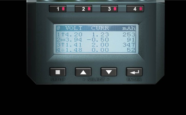 MC3000 Ladegerät Analyzer für 4xAA/AAA DC 4A