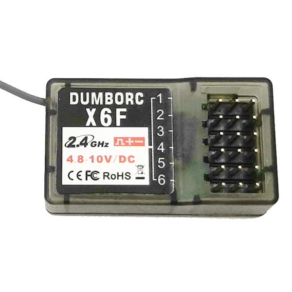 s-idee® DumboRC X6F 6-Kanal Empfänger RC Auto Boot Tank