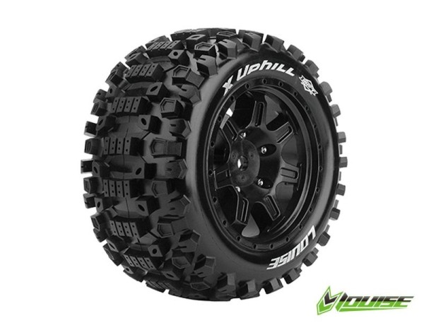X-Uphill MFT-Reifen soft auf Felge schwarz 24mm (2) X-MAXX