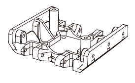 P8HV12 Getriebebasis - Passend für MJX H8H Allrock 1:8 Rock Crawler