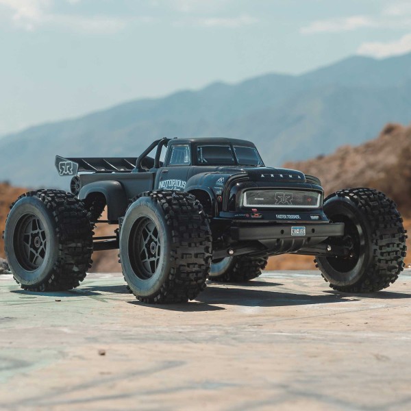 ARRMA 1/8 NOTORIOUS 6S 4X4 RTR Brushless Stunt Truck schwarz