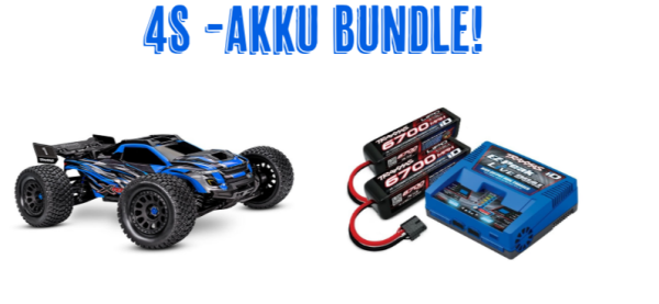 TRAXXAS XRT 4x4 VXL blau 1/7 Race-Truck mit 2x4s Akku und Dual Ladegerät 8S