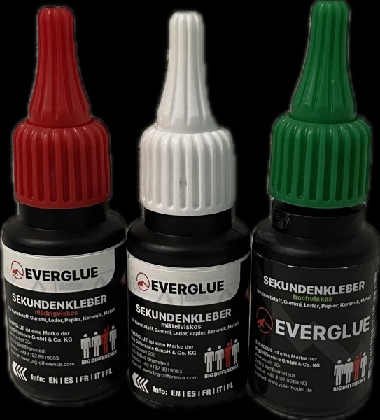 s-idee® Everglue 3er Klebeset Modellbaukleber