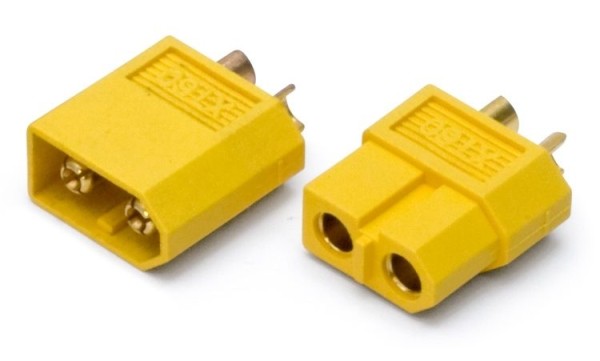 Akku/Regler XT60-Stecker Männchen&Weibchen Paar 3,5mm XT60