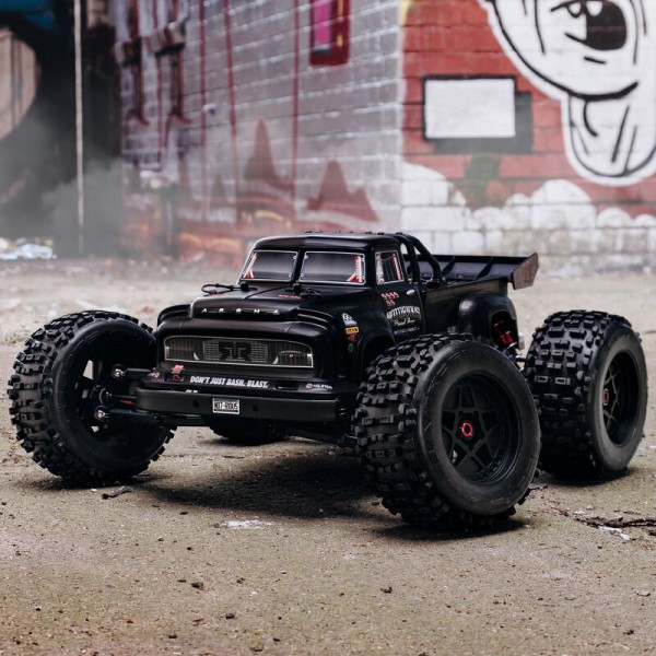 ARRMA 1/8 NOTORIOUS 6S 4X4 RTR Brushless Stunt Truck schwarz