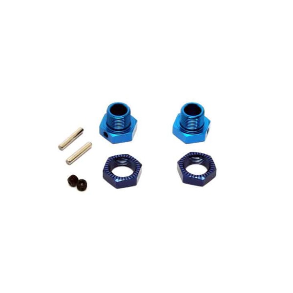 ALUM 17MM WHEEL HEX HUBS-SHORT