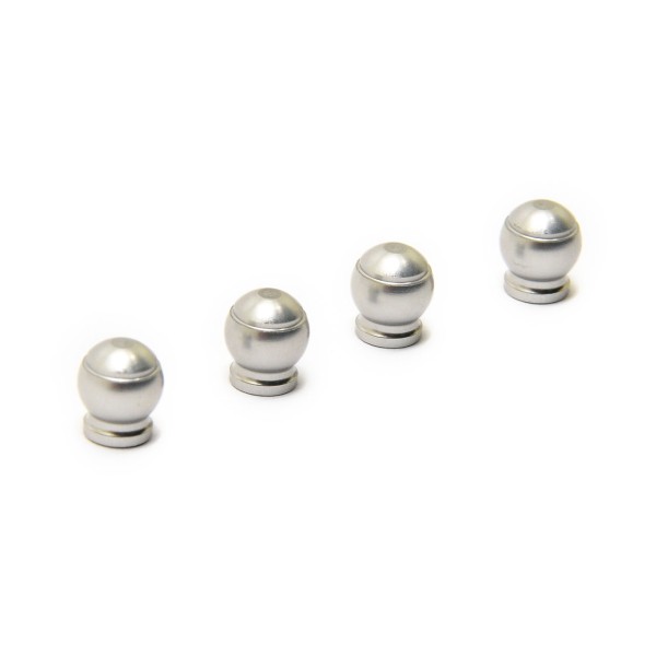 ALUM BALL STUD 5.8 MM, 4PCS