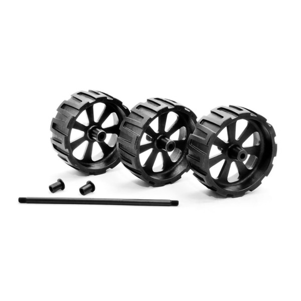 MT Plus II Wheelie Bar Wheels, 3Pcs