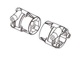 P8HSB02 Adapter Hinterachse - Passend für MJX H8H Allrock 1:8 Rock Crawler