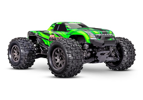 TRAXXAS MINI MAXX grün 2S 50 kmh 4x4 1//10 Monster-Truck RTR RC mit Akku und Ladegerät