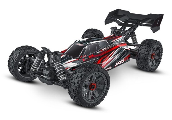 NEU TRAXXAS JATO 4x4 BL-2S Brushless rot HD-Teile, ohne Akku/Lader