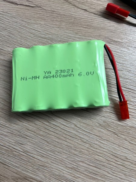 s-idee® 6v 400mah Akku Grün Huina 1510 NIMH JST Stecker