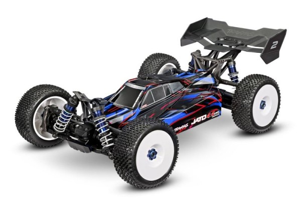 NEU TRAXXAS JATO 4x4 VXL 4S Brushless blau RTR HD-Teile, ohne Akku/Lader