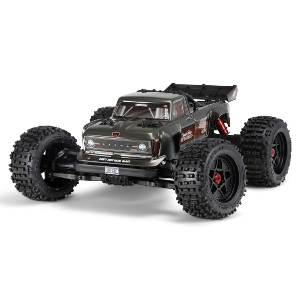 ARRMA 1/10 OUTCAST 4S 4X4 RTR Brushless Stunt Truck, Gun Metal