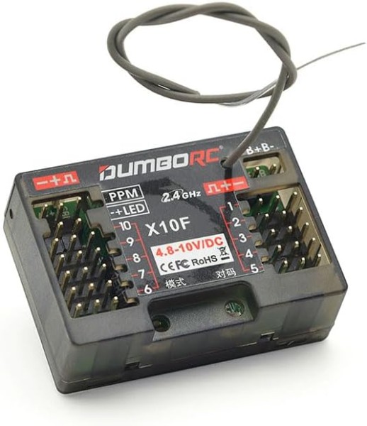 s-idee® DumboRC X10F 10-Kanal Empfänger RC Auto Boot Tank