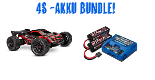 TRAXXAS XRT 4x4 VXL rot 1/7 Race-Truck mit 2x4s Akku und Dual Ladegerät 8S