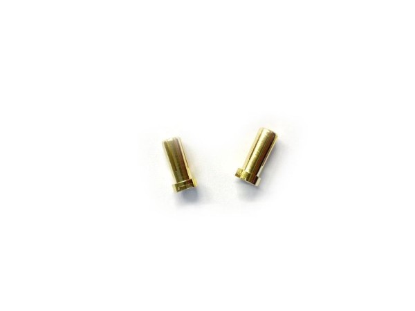 Goldkontaktstecker 5mm, 14mm (2)