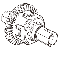 BM10420 Vorderes/Hinteres Differential passend für MJX 10208