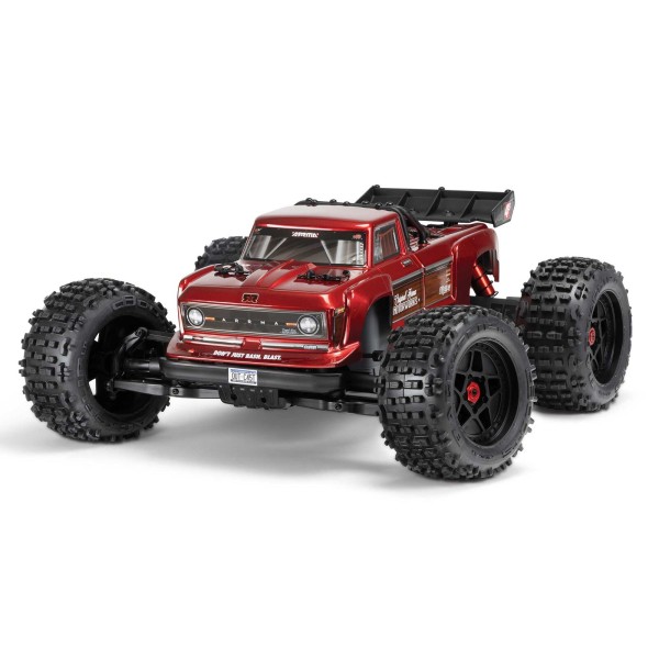 ARRMA 1/10 OUTCAST 4S 4X4 RTR Brushless Stunt Truck, Red