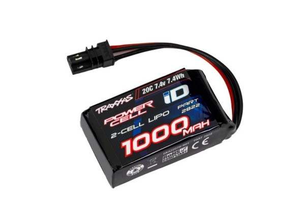 LiPo Power Cell 1000mAh 7,4V 2s 20C