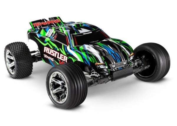 SLVR TRAXXAS Rustler VXL grün 1/10 2WD Stadium-Truck RTR